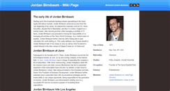 Desktop Screenshot of jordanbirnbaum.org